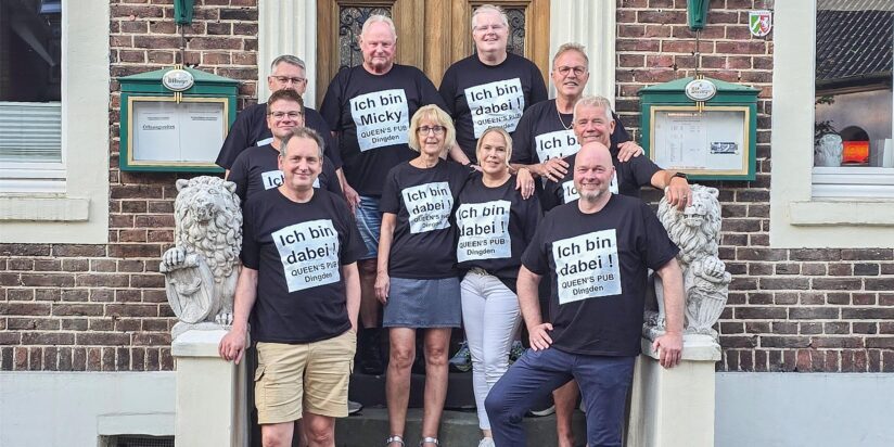 Menschen, die sich für das QUEEN’S PUB Dingden engagieren